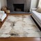 Homeroots 10' X 14' Beige Ivory And Taupe Abstract Washable Indoor Outdoor Area Rug 582661 - alternate 2