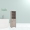 Homeroots 17" Light Gray Wood Freestanding Single Door Bathroom Vanity 543597 - alternate 3