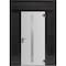 Vdomdoors Aluminum Door with Hidden Handle Hiddex 0155 Natural Noir Entry Steel Metal Modern Painted W12+36+1 HIDDEX0155EXD-NOIR-W12+36+12xH80+12-RH-I - alternate 3