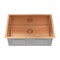 Homeroots 10in X 27in Rose Gold Stainless Steel Undermount Kitchen Sink 719940 - alternate 1
