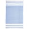 Homeroots 8' X 10' Blue Striped Handmade Stain Resistant Non Skid Indoor Outdoor Area Rug 533585 - alternate 1