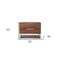 Homeroots 22" Wood Two Drawer Nightstand 473030 - alternate 2