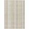Homeroots 9' X 12' Ivory Beige And Tan Plaid Washable Indoor Outdoor Area Rug 613973 - alternate 3
