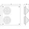 Siemens ALPHA 1250 DIN cable entry flange for lower flange opening in the floor 8GK9100-0KK15 - alternate 2