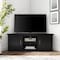 Crosley Camden Corner Tv Stand For 65+ Inch Tv CF101258-BK - alternate 8