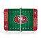 Picnic Time Family Of Brands San Francisco 49ers - Concert Table Mini Portable Table, (Charcoal Wood Grain) 843-00-141-274-2 - alternate 2
