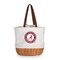 Picnic Time Family Of Brands NCAA Alabama Crimson Tide Coronado Canvas and Willow Basket Tote - Picnic Bag 203-00-187-004-0 - alternate 1
