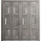 Vdomdoors Sliding Closet Double Bi-fold Doors Grey Solid Core Modern Interior SETE6933DBF-NEB-72 x 80 (4* 18x80) - alternate 1