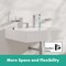 Hansgrohe Tecturis E Widespread Faucet 150, 1.2 GPM in Chrome 73031001 - alternate 2