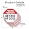 Signmission Private Property Beware of Dogs, 6 inch X 6 inch, Vinyl Decal, 5PK OC-D-5PACK-6-151 - alternate 3