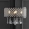 Jonathan Y Gigi 17 in. Metal/Crystal Adjustable LED Drop Chandelier, Black/Clear JYL7464A - alternate 4