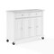 Crosley Avery Kitchen Island/Cart CF3021-WH - alternate 5