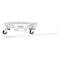 Vestil Silver Drum Dolly Round With Handle 1000 lb Hard Rubber Casters DRUM-DRH-HR - alternate 3