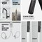 Vigo Utopia Single Handle Pull-Down Sprayer Kitchen Bar Faucet in Matte Black VG02038MB - alternate 4