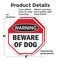 Signmission Warning Beware of Dog, 6 inch X 6 inch, Plastic Sign, 2PK OC-P-2PACK-6-337 - alternate 3