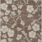 Homeroots 5' X 8' Brown And Beige Floral Washable Indoor Outdoor Area Rug 599869 - alternate 4
