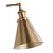 Jonathan Y Rover 7" Classic Industrial Metal Adjustable Arm LED Wall Sconce, Brass JYL7461A - alternate 4