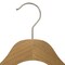 Nahanco 17in Low Gloss Natural Wooden SlimLine Suit Hanger w/ Pant Bar, 50PK SL70017WB50 - alternate 4