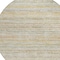 Homeroots 8' Sage Round Striped Washable Indoor Outdoor Area Rug 607976 - alternate 2