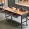 Vevor 48" Mobile Workbench with Adjustable Height, Power Outlet & Pegboard FGM4824V - alternate 5