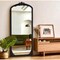 Homeroots 69" Black Wood Framed Standing Mirror 565133 - alternate 4