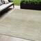Homeroots 5' X 8' Khaki And Beige Abstract Washable Indoor Outdoor Area Rug 587417 - alternate 1
