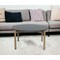 Homeroots 36" Black and Gold Faux Marble And Steel Round Coffee Table 489057 - alternate 2