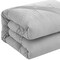 Homeroots Gray King Polyester 180 Thread Count Washable Down Comforter Set 528975 - alternate 4