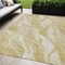 Homeroots 5' X 8' Gold Beige And Ivory Abstract Washable Indoor Outdoor Area Rug 582987 - alternate 1