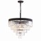 Jonathan Y Wyatt 20" 4-Light Crystal LED Chandelier, Bronze/ Clear JYL9007B - alternate 7