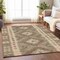 Homeroots 9' X 12' Beige Geometric Washable Indoor Outdoor Area Rug 607426 - alternate 6