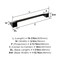 Amerock Blackrock Oil Rubbed Bronze Contemporary 18 in 457 mm Towel Bar BH36003ORB - alternate 3