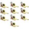 Mytee Products 2inx27ft Self-Tensioning Ratchet Strap with J Hooks - 10,000 lbs BS - Yellow, 10PK RS227WHTGx10 - alternate 3