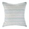 Homeroots Set of Two 18" X 18" Blue Beach Chevron Cotton Zippered Pillow, 2PK 535270 - alternate 4