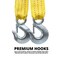 Neiko Heavy-Duty Tow Strap with Hooks, 2 in x 20’, Woven Polyester Webbing and 10,000-Pound Capacity 51005A - alternate 3