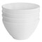 Gibson Ultra Patio 4 Piece Tempered Opal Glass Dessert Bowl Set in White 135276.04 - alternate 2