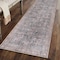 World Rug Gallery Vintage Inspired Machine Washable Non Slip Runner Rug 2 ft 6 in x 6 ft Charcoal 6029CHARCOAL26X6 - alternate 1
