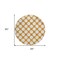 Homeroots 8' Orange And Ivory Round Polka Dot Washable Indoor Outdoor Area Rug 595261 - alternate 4