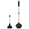 Neiko Toilet Plunger, 2 Piece, Bonus Mini-sink and Drain Plunger, Telescopic Aluminum Handle 60169A - alternate 1