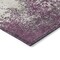 Homeroots 3' X 5' Eggplant Gray And Ivory Abstract Washable Indoor Outdoor Area Rug 599478 - alternate 6