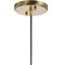 Jonathan Y Nixon 7.5" 1-Light MidCentury Modern Metal/Glass Adjustable Drop Globe LED Pendant, Brass Gold/Black JYL3513A - alternate 3