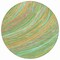 Homeroots 8' Green Peach And Gold Round Abstract Washable Indoor Outdoor Area Rug 631241 - alternate 3