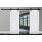 Sartodoors Sturdy Double Barn Door White Solid Core Modern Interior VEREGIO7411DB-WS-36 - alternate 1