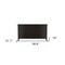 Homeroots 59" Black Six Drawer Double Dresser 403750 - alternate 3