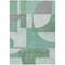 Homeroots 10' X 14' Green Sage And Gray Geometric Washable Indoor Outdoor Area Rug 617913 - alternate 3
