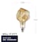 Bulbrite 60-Watt Equivalent Glacier Amber Light Dimmable LED Grand Filament Nostalgic Light Bulb 776320 - alternate 2