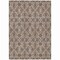Homeroots 9' X 12' Ivory Taupe And Beige Floral Washable Indoor Outdoor Area Rug 582282 - alternate 1