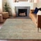 Homeroots 9' X 12' Gray Abstract Washable Indoor Outdoor Area Rug 608829 - alternate 4