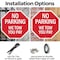 Signmission No Parking We Tow You Pay, 10 inch X 10 inch, Aluminum Metal Signs, 2PK OC-A-2PACK-10-73 - alternate 2