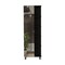 Homeroots 20" Gray And Black Laminate Accent Cabinet With Seven Shelves 477678 - alternate 1